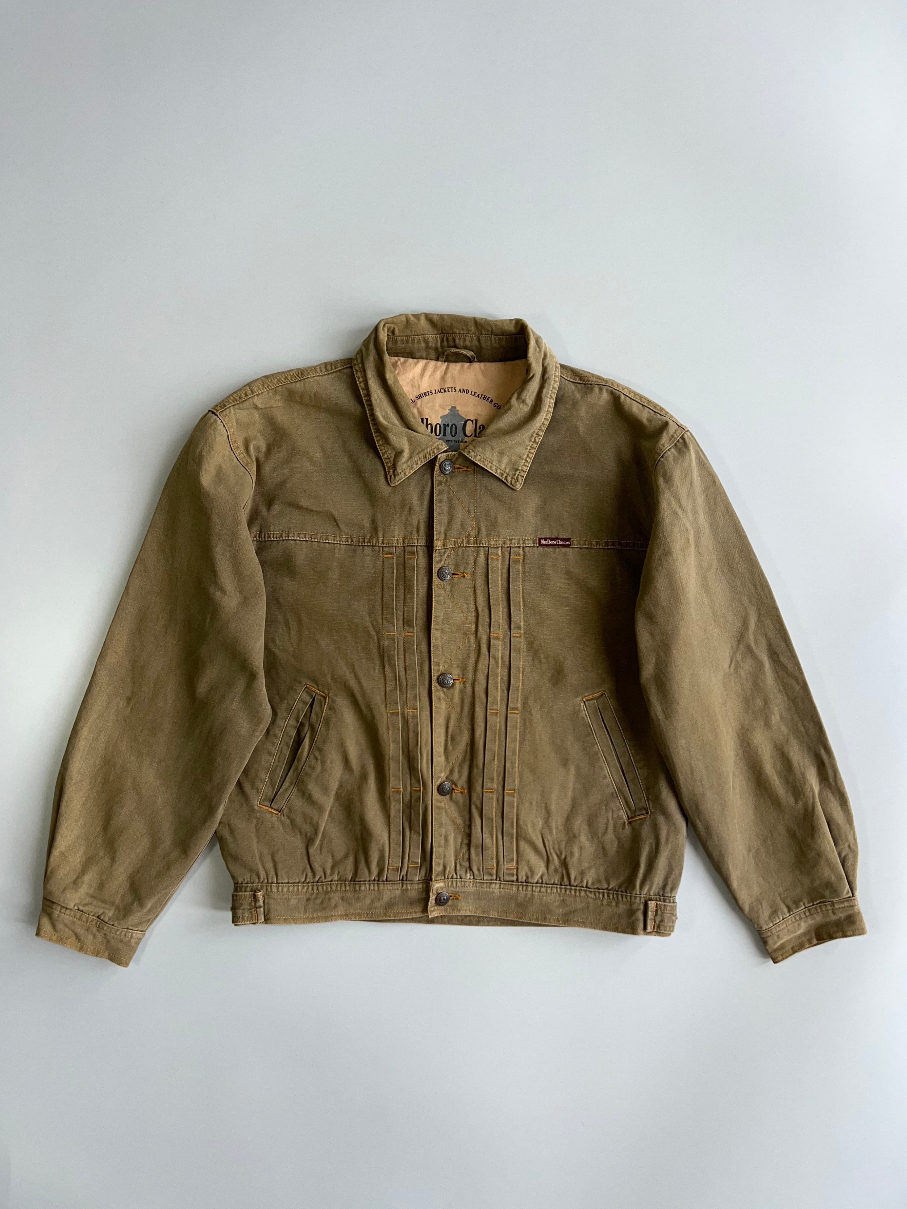 Marlboro Classics ジャケット　ヴィンテージ 古着 Vintage Marlboro Classics jacket chore coat Size XL Quilted | eBay
