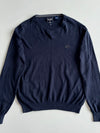 Chaps Cotton Cashmere V-Neck Sweater l Navy  (XL)