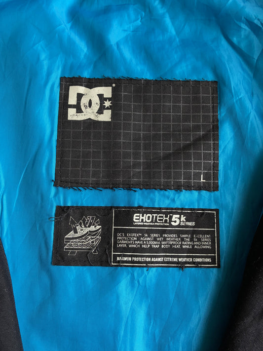 DC Shoes Exotex 5K Black & Blue Technical Hooded Jacket (M)