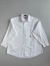 Vintage 90s Tommy Hilfiger White Crest Logo Oxford Shirt(3Xl)