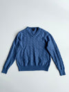 Brooks Brothers 346 Merino Wool Cable Knit V-Neck  (S)