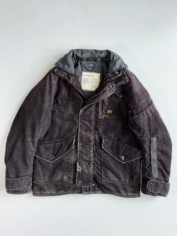 Y2K G-Star Raw GS.3301 Corduroy Padded Utility Jacket (Xl)
