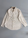 Tommy Hilfiger | Windowpane Check Long Sleeve Shirt | Cream/Red (Xl/2Xl)