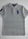 Polo Ralph Lauren Big Pony Custom Fit Polo – Heather Grey (L)