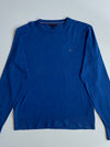 Tommy Hilfiger Cotton Silk Knit Sweater – Royal Blue(XL)