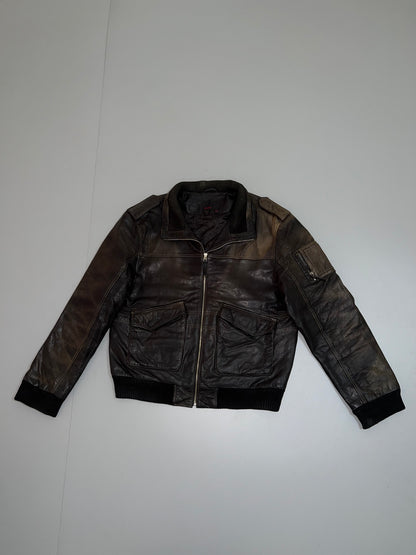 ZZara Man Original Leather Jacket Super Premium (L/XL)