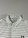 Under Armour Playoff Polo (White/Black Stripe)(2XL)