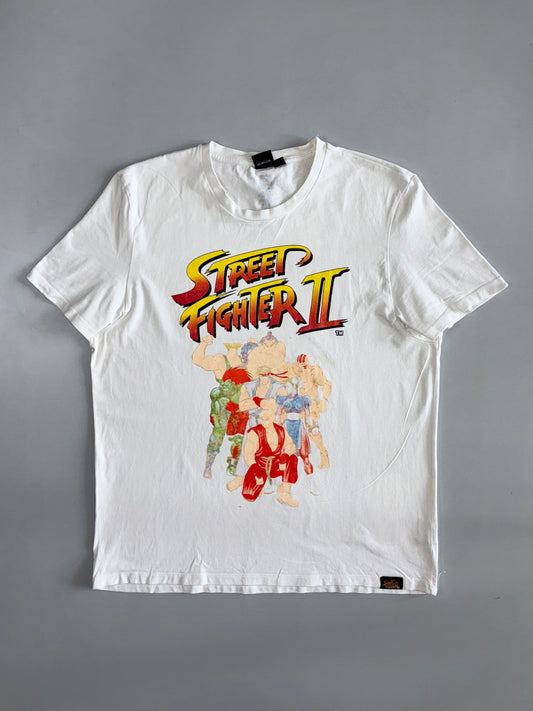 Capcom | Street Fighter II Character Graphic Tee | White (2XL)