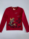 Puma Snake Print Black Pullover Embroidered  (XS)
