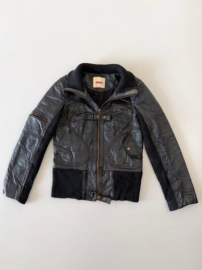 !                                                                                                                                                                                                                       Only Original Leather Jacket (RARE) (S)