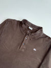 Lacoste Long Sleeve Piqué Polo – Chocolate Brown (2XL)