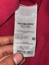 Jack & Jones Maroon Graphic Print T-Shirt (Size L)