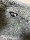 The North Face Grey Sherpa Fleece Jacket – “Never Stop Exploring” Patch (S)