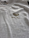 Adidas x Mo Salah | White Gold Jacquard Football Jersey | (XS)