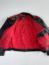 Echt Leder Red & Black Racer Jacket (M/L)