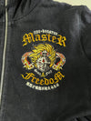 Jizo Bosatsu "Master Freedom" Japanese Embroidered Zip-Up Hoodie (L)