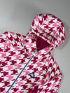 Kappa | Corri Con Kappa Houndstooth Hooded Windbreaker Pink (S)