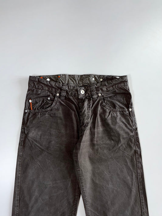 Hugo Boss Orange HB83-Tight Coated Black Jeans (W:32 |L:44)