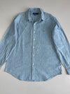 ZPolo*Ralph*Lauren*Original Light Blue Chambray Shirt (RARE) with QR (XL)