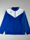 Puma Blue & White Colorblock Track Jacket  (2XL)