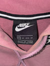 Nike Hoodie – Pink Mauve Pullover, Taped Logo (S)