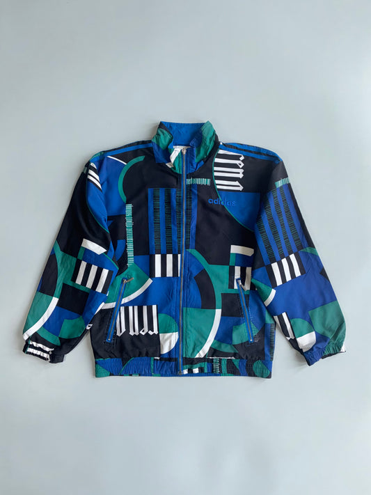 Vintage Adidas Abstract Geometric Track Jacket (M)
