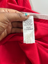 Under Armour Red & Black Quarter-Zip Performance Pullover Jacket (2XL)