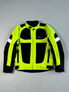 Riding Tribe Hi-Vis Neon Mesh Motorcycle Jacket Neon Yellow/Black, Reflective, (S)