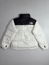 The North Face 700 White & Black Down Puffer Jacket  (M)