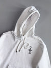 AMI Paris | x Jean Jullien Limited Edition Hoodie | White | No. 086/150 {Ultra Rare} (L)