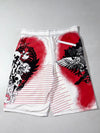 What brand are the white and red skull print board shorts (W:34) (L:24)
