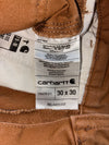 Carhartt Relaxed Fit Carpenter Duck Canvas Pants Brown (W:30) (L:40)