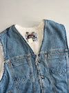 Vintage Levi’s Authentic Sherpa-Lined Denim Vest RARE (M/L)