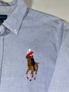 Polo Ralph Lauren Big Pony Blue Oxford Shirt  (L)