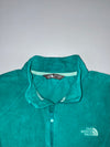 The North Face Polartec Teal Green 1/4 Zip Fleece (S/M)