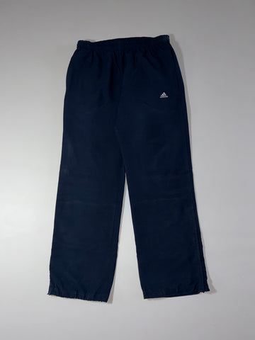 Adidas Navy Woven Track Pants (W:34) (L:42)
