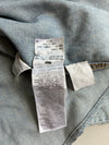 Levi's Light Wash Western Denim Shirt – Pearl Snap – Slim Fit – (M)