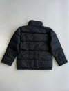 Polo Ralph Lauren Red Pony Fleece Collar Red Lined Quilted Down Puffer Jacket Black (M)