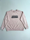 Adidas Originals Blush Pink Double Logo Oversized Sweatshirt (2XL)