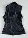 Storm Real Leather Black Utility Vest Women’s (XS)