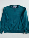 Tommy Hilfiger Teal Crewneck Sweatshirt (Xl)