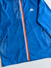 Kappa Hooded Windbreaker Jacket Blue (S)