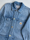 Carhartt WIP Light Wash Denim Michigan Chore Coat (XL)