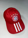 Adidas FC Bayern München Red Cap – 4 Star Crest & 3 Stripes (Adjustable )