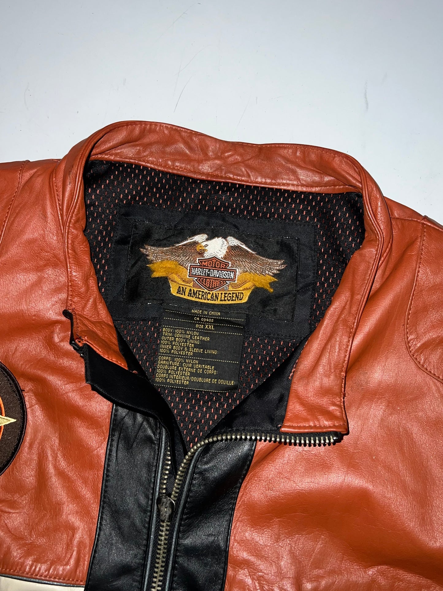 ZHARLEY DAVIDSON ORIGINAL LEATHER JACKET‼️ 2XL