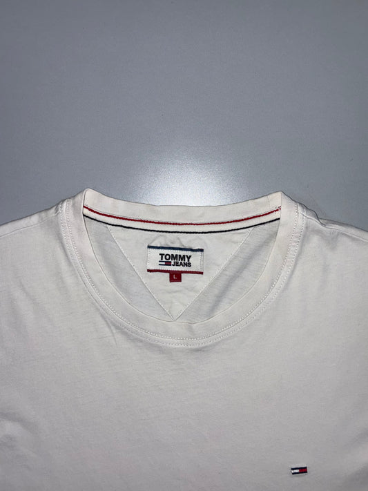 Tommy Jeans | Crew Neck Tee | White (L)