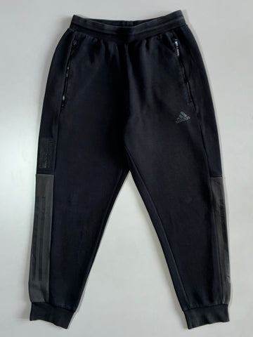 Adidas Black Tech Fleece Joggers Elastic (W:28|L:35)
