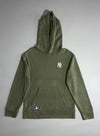 MLB New York Yankees Pullover Hoodie – Olive Green ((S/M)