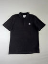 Adidas Originals Black Piqué Polo  Trefoil (XL)