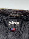 Schott NYC Perfecto American Spirit Patched Cowhide Leather Biker Jacket (M)